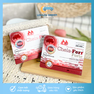 Sắt Chela-Ferr Forte cho bà bầu hỗ trợ bổ sung và dễ hấp thu sắt - 30 viên (PP CHÍNH HÃNG)