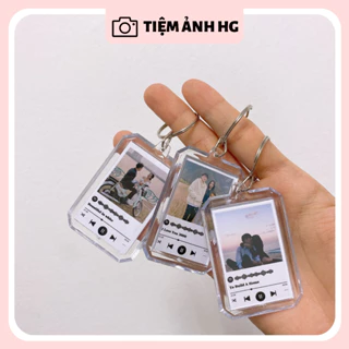 Móc khoá mica khung Spotifi in hình theo yêu cầu-Tiệm Ảnh HG