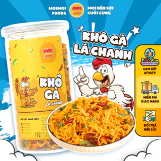 Khô gà lá chanh xé cay 250g - Đồ ăn vặt MoiMoi Hà Nội