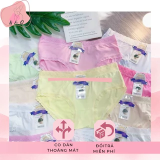 Quần lót nữ [ SIÊU RẺ ] Quần lót nữ chất liệu cotton viền ren thái nữ co giãn 4 chiều - quần lót nữ mặc siêu thoáng