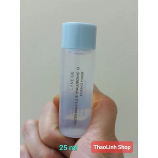 Nước hoa hồng Laneige Water Bank Blue Hyaluronic Essence Toner dành cho da dầu và da hỗn hợp Minisize 25ml ( Chính hãng)