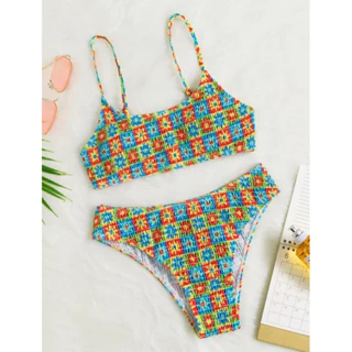 [ORDER SHEIN] Set Bikini Hoa Nhí Nhiều Màu