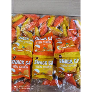 Combo 1 Bịch 60 Gói Snack Cá Viên Chiên Tuổi Thơ