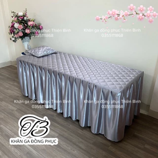 Ga spa lụa trần bông may theo kích thước yêu cầu