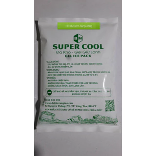 Đá gel Super Cool bảo quản sữa, thực phẩm 350g/gói