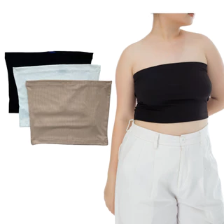 Áo Ống Bigsize Nữ Áo Croptop Co Dãn Mềm Mại Size Lớn Form To Shop Bigsize Màu Đen (Đủ Size 60-90 Kg) -/NOTE.BIGSIZE/