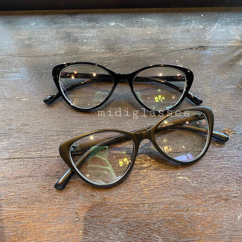 KÍNH MẮT MÈO FORM BASIC Midiglasses chất liệu nhựa dẻo (2383)