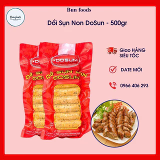 Dồi sụn non DOSUN 500gr ăn vặt chiên ngon ( Giao Hàng Hà Nội )