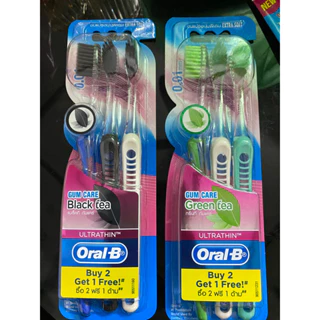 VỈ 3 BÀN CHẢI TRÀ XANH/ THAN HOẠT TÍNH ORAL B