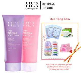 Kem Body Dưỡng Trắng Dưỡng Ẩm Da HERCOSMETIC, Treatment, Retinol, Skin Renewing Body, Căng Bóng Xoá Thâm, Chống Lão Hoá