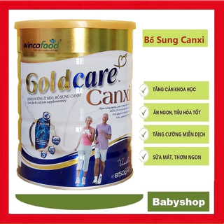 Sữa Bột Goldcare Canxi 850g Ít béo, bổ sung Canxi cho người lớn tuổi.