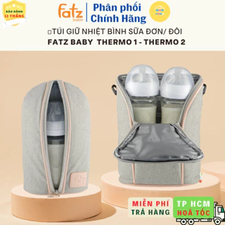 Túi giữ nhiệt bình sữa đơn/ đôi FATZ BABY Túi ủ bình THERMO 1, THERMO 2 Hàng chính hãng - Mom and Home