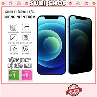 Kính Cường Lực Iphone Chống Nhìn Trộm và Chống Vân Tay Cao Cấp 6/6s/7/7plus/8/x/xr/xs/11/12/13/14/pro/max/plus/promax