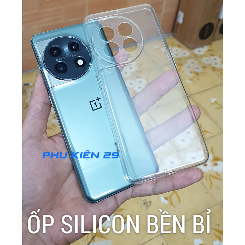 [Oneplus 11] Ốp lưng silicon dẻo trong cao cấp Henyou