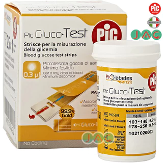 Que thử đường huyết Pic Gluco Test[CHÍNH HÃNG][HÀNG TẶNG]