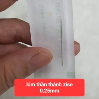 Kim 1 ngắn size 0.25 x 35 mm ) siêu bén chuyên dùng cho máy xăm thần thánh, máy xăm pro