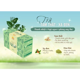 Trà tam thất xạ đen Vimos giúp dễ ngủ