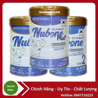 [Chính Hãng] Sữa Nubone Plus+, Step 1, Step 2 750gr (Date 2026)