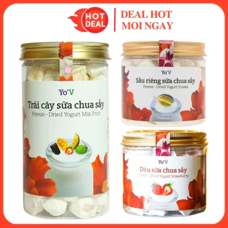 Sữa Chua Sấy YOV Vinamit Vị Trái Cây Chuối/Xoài/Dâu/Sầu Riêng