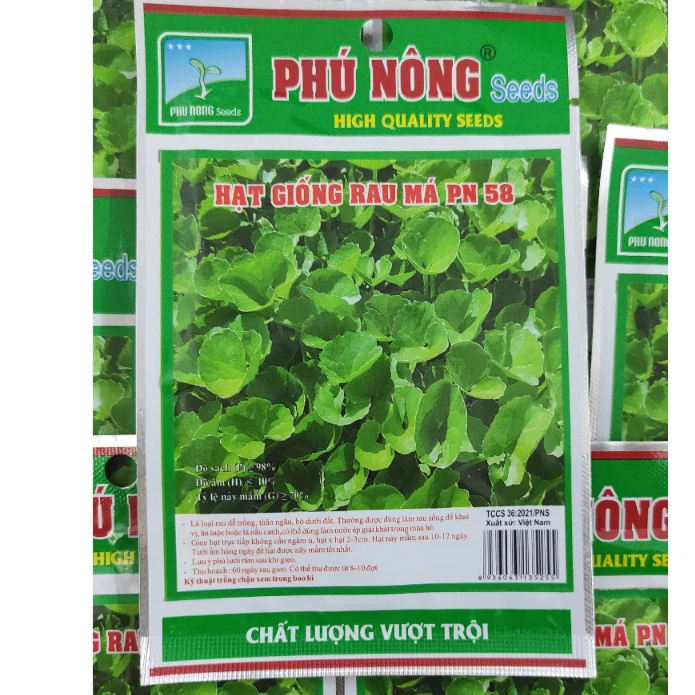 Hạt giống rau má Phú Nông 1Gr