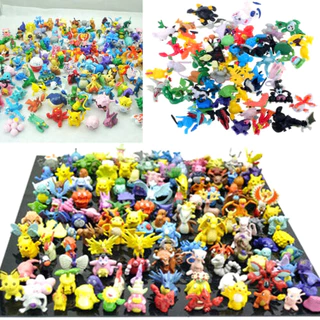 Set 144 mô hình nhân vật Pokemon 2-3cm nhiều hình dạng độc đáo dành cho các bé