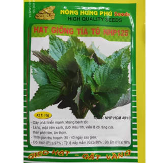 Hạt giống tía tô Nông Hưng Phú NHP125 10gr