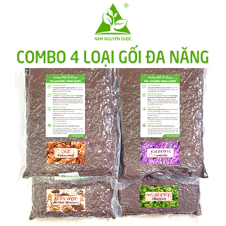 Combo 4 loại Gối Chườm Đa Năng (HH, Quế, NC, Lavender) Nam Nguyên Dược