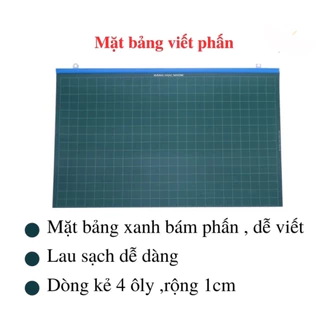 Bảng nhóm nhựa, bảng phụ nhựa 1 mặt viết phấn, 1 mặt viết bút lông, dành cho học sinh và giáo viên (hàng Thiết bị Giáo d