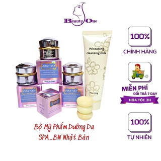 Bộ mỹ phẩm chăm sóc da Spa Japan 4in1 - Mỹ phẩm Spa dưỡng trắng da, chống lão hóa, tàn nhang, thâm nám - beautyone