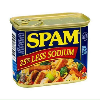 [Spam Mỹ] [Siêu sale] Thịt Hộp Spam Mỹ (Loại ít Mặn) 25% less Sodium