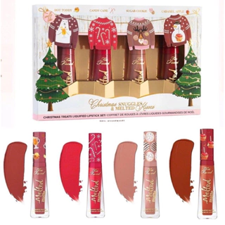 Sét 4 son too faced christmas snuggles & melted kisses