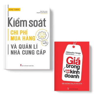 Sách[SMB]: Combo 2 Cuốn - Kiểm Soát Chi Phí Mua Hàng + Giá Trong Chiến Lược Kinh Doanh