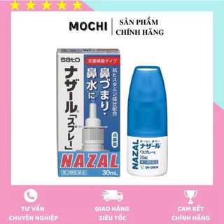 Xịt Ngạt Mũi, Sổ Mũi NAZAL 30 ml Nhật Bản