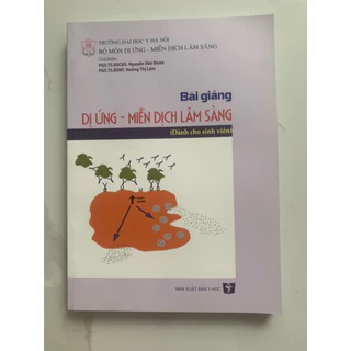 Sách - Bài giảng dị ứng - Miễn dịch lâm sàng