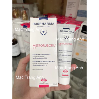 [Mã COSBAUH3 giảm 8% đơn 300K] Kem dưỡng ẩm và làm dịu da ISIS Pharma Metroruboril A.Z Anti-Redness Cream 30ml
