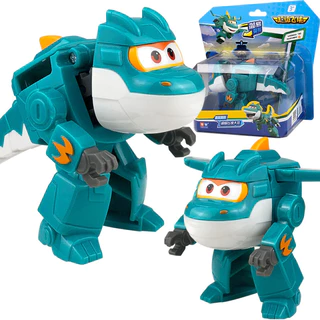 Đồ chơi super wings đội bay siêu đẳng Robot Biến Hình Cỡ Lớn khủng long huyền thoại Tino