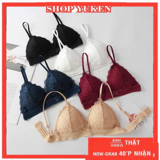 ♥️ SHOP UY TÍN ♥️ Áo lót nữ. áo bra ren . bralette cài sau size to bđ34