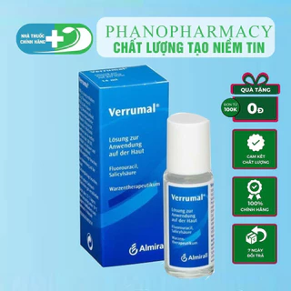 Verrumal Solution Bôi Sùi Mào Gà Lưỡi Và Vị Trí Đặc Biệt,Hết Sạch Sùi Mào Gà Không Tái Phát(Hàng Đức)