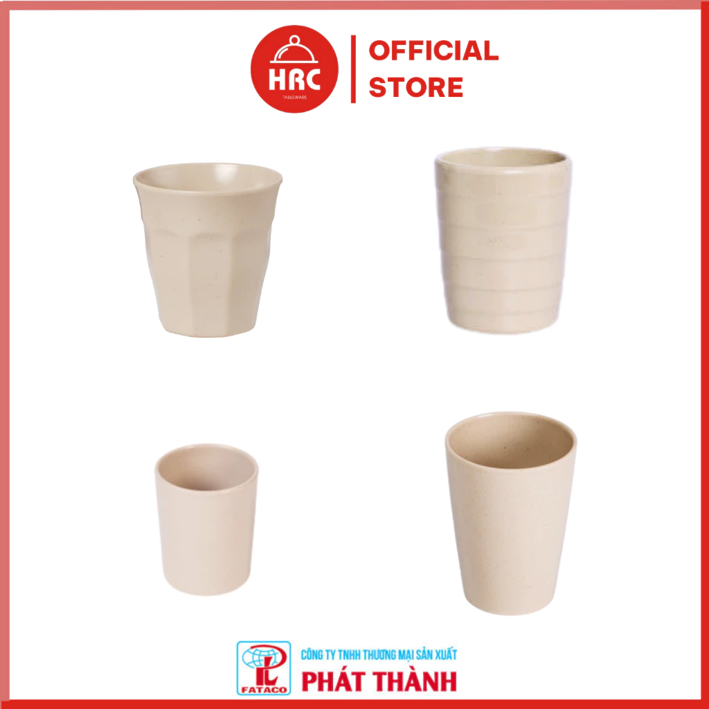 Cốc nhựa , ly uống nước , cốc nhà hàng nhưa Melamine nhiều kiểu dáng bền đẹp sang trọng - Màu nâu