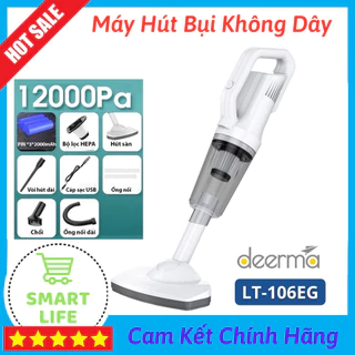 Máy Hút Bụi Cầm Tay LT 106EG Máy Hút Bụi Không Dây Đa Năng Công Suất 120W Với Lục Hút Lên Đến 12000PA Pin Siêu Bền