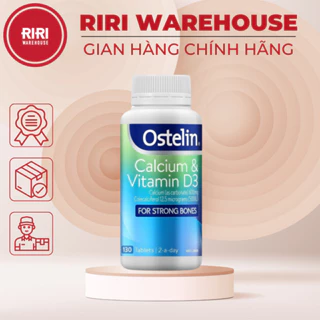 Canxi bầu Úc Ostelin Calcium & Vitamin D3 130 viên - [ Date 12/2025 ]