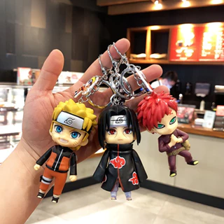 Móc chìa khóa Naruto Itachi Sasuke Gaara dễ thương