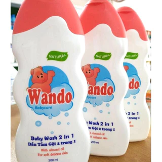 Wando 200ml sữa tắm gội cho bé