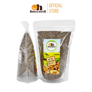 Hạt Chia Đen Oh Smilenuts, Hạt Siêu Dinh Dưỡng Hỗ Trợ Giảm Cân, Cải Thiện Sức Khỏe Túi 500g