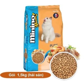Thức Ăn Hạt Cho Mèo Minino Yum 1.5kg