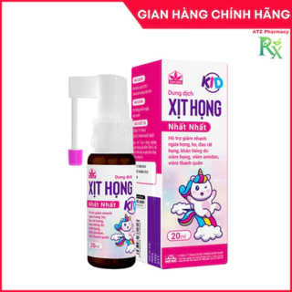 Dung Dịch Xịt Họng Nhất Nhất Kid phòng ngừa bệnh mũi họng theo thời tiết cho trẻ (20ml) - ATZ Pharmacy