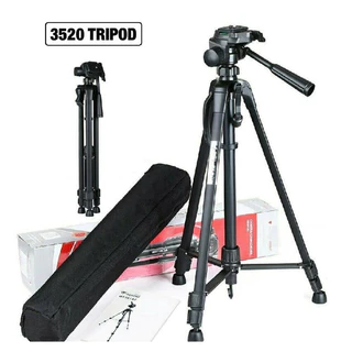 Tripod điện thoại Chân máy ảnh Weifeng WT-3520 khung nhôm cao cấp có túi đeo tặng kèm kẹp điện thoại