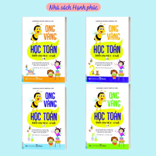 Combo Sách - Ong Vàng Học Toán Dành Cho Trẻ 4-6 tuổi - Học Kèm App Online