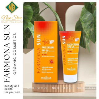 Kem Chống Nắng Farmona Sun Face Cream Oil Free Spf50 Cho Da Dầu Mụn 50ml, Không Chứa Dầu spf 50