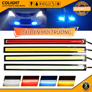 CO LIGHT 1 Đèn Led COB DRL 12V 17CM Siêu Sáng Chống Nước Cho Xe Hơi